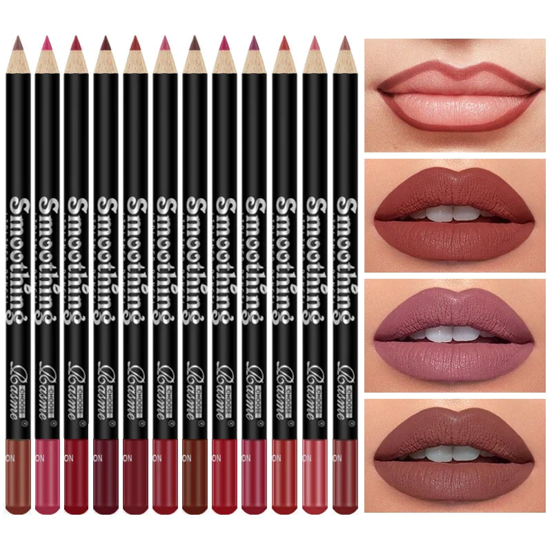 12-piece matte lipstick set – elegant, lasting, perfect Valentine’s gift.