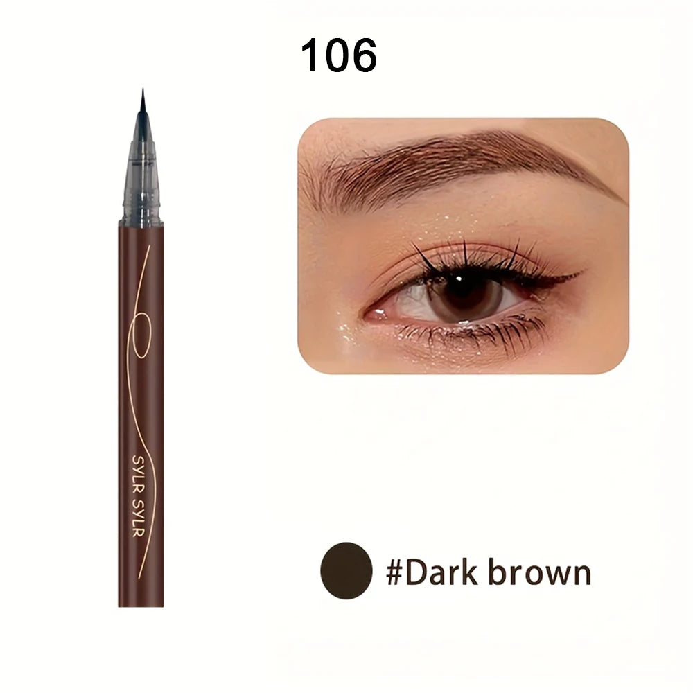 Ultra-fine brow pen – waterproof, precise, long-lasting, natural finish.