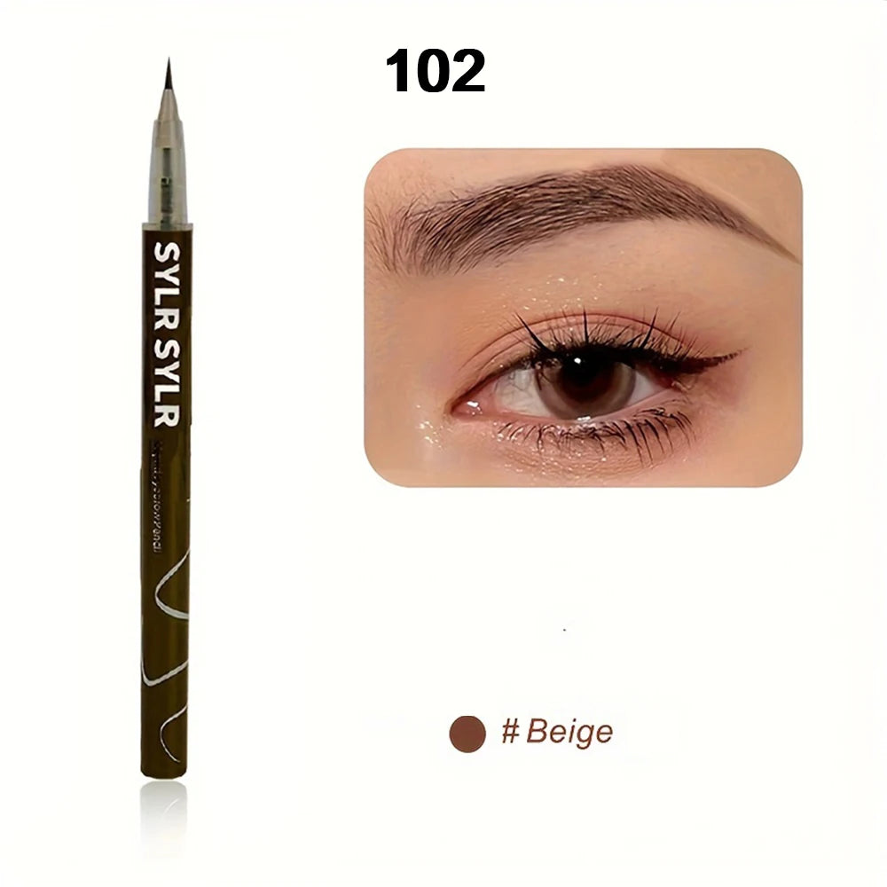 Ultra-fine brow pen – waterproof, precise, long-lasting, natural finish.