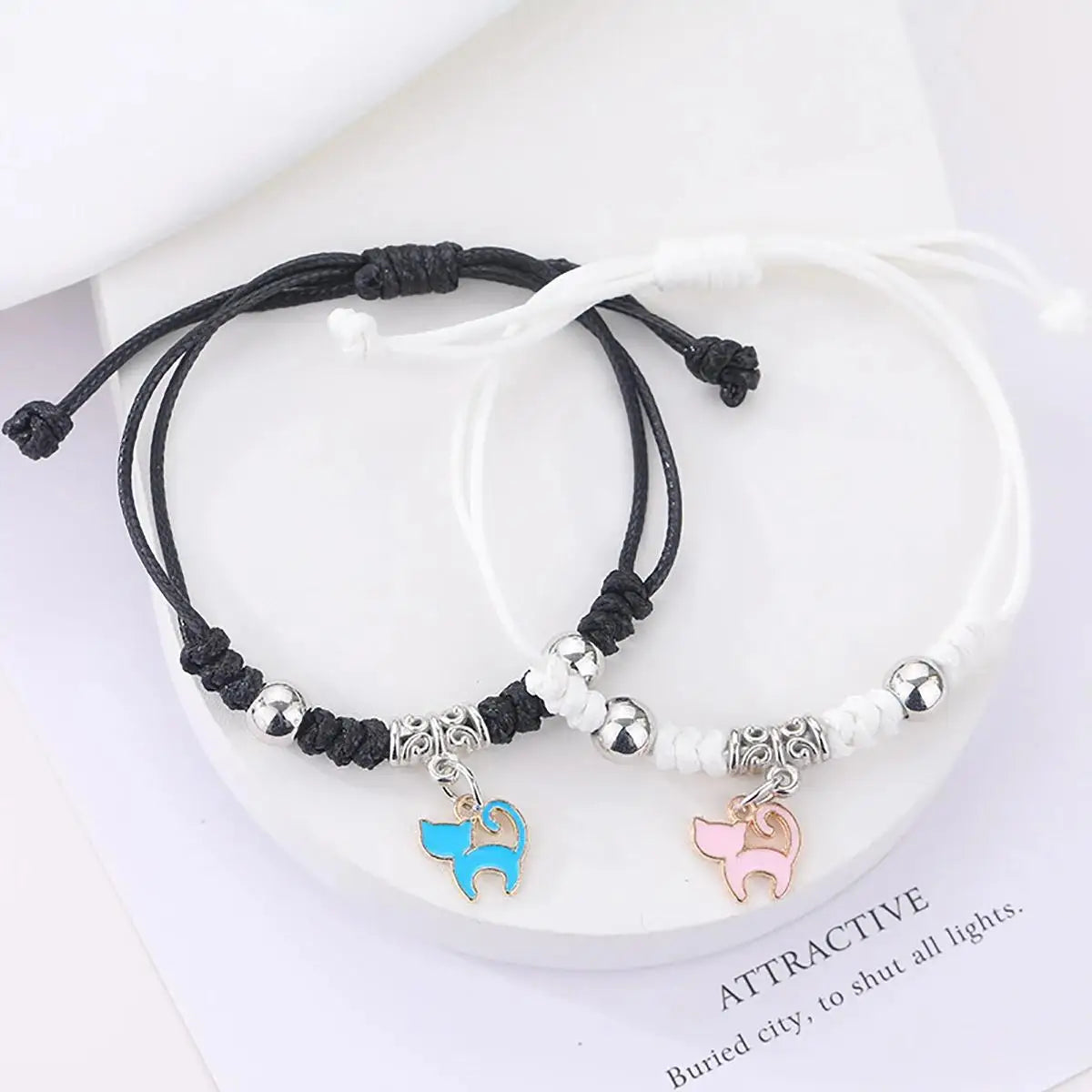 2-piece glowing bracelet set – charming, matching, and made to connect.