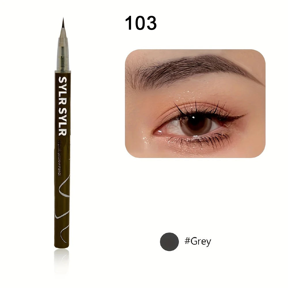 Ultra-fine brow pen – waterproof, precise, long-lasting, natural finish.