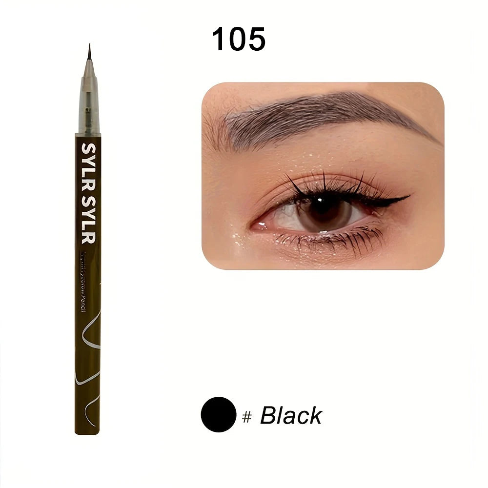 Ultra-fine brow pen – waterproof, precise, long-lasting, natural finish.