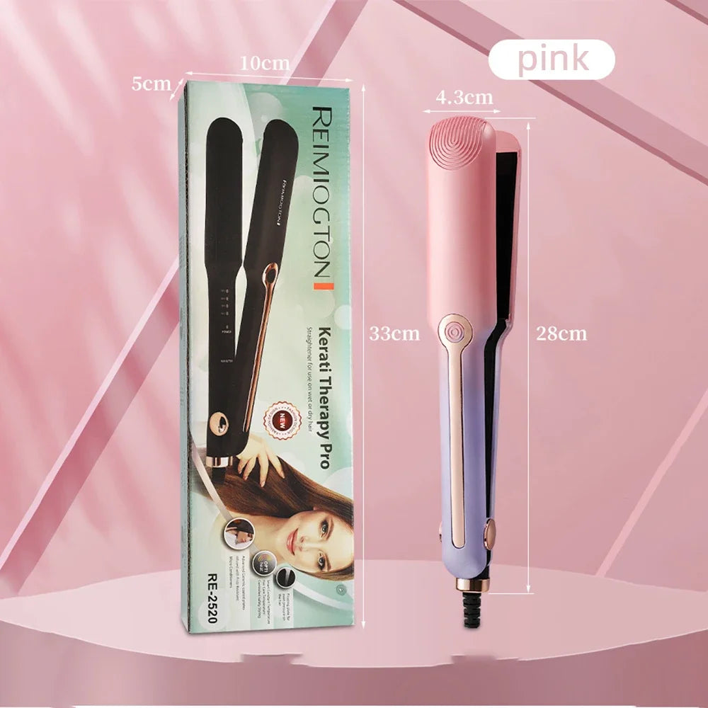 Silky hair at home — fast & safe with our ceramic straightener!"