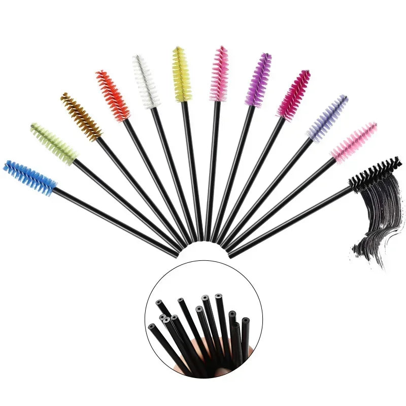 50 glitter mascara wands – disposable, hygienic, precise, and stylish.