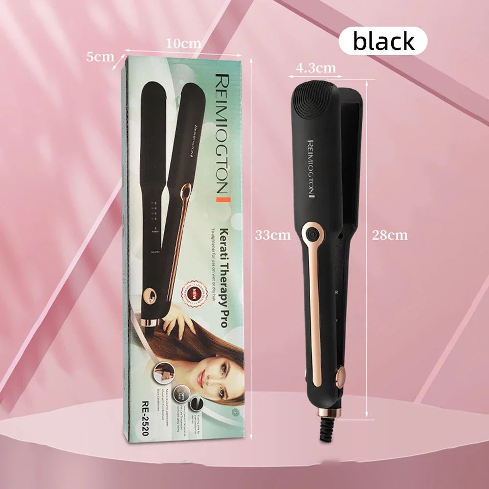 Silky hair at home — fast & safe with our ceramic straightener!"