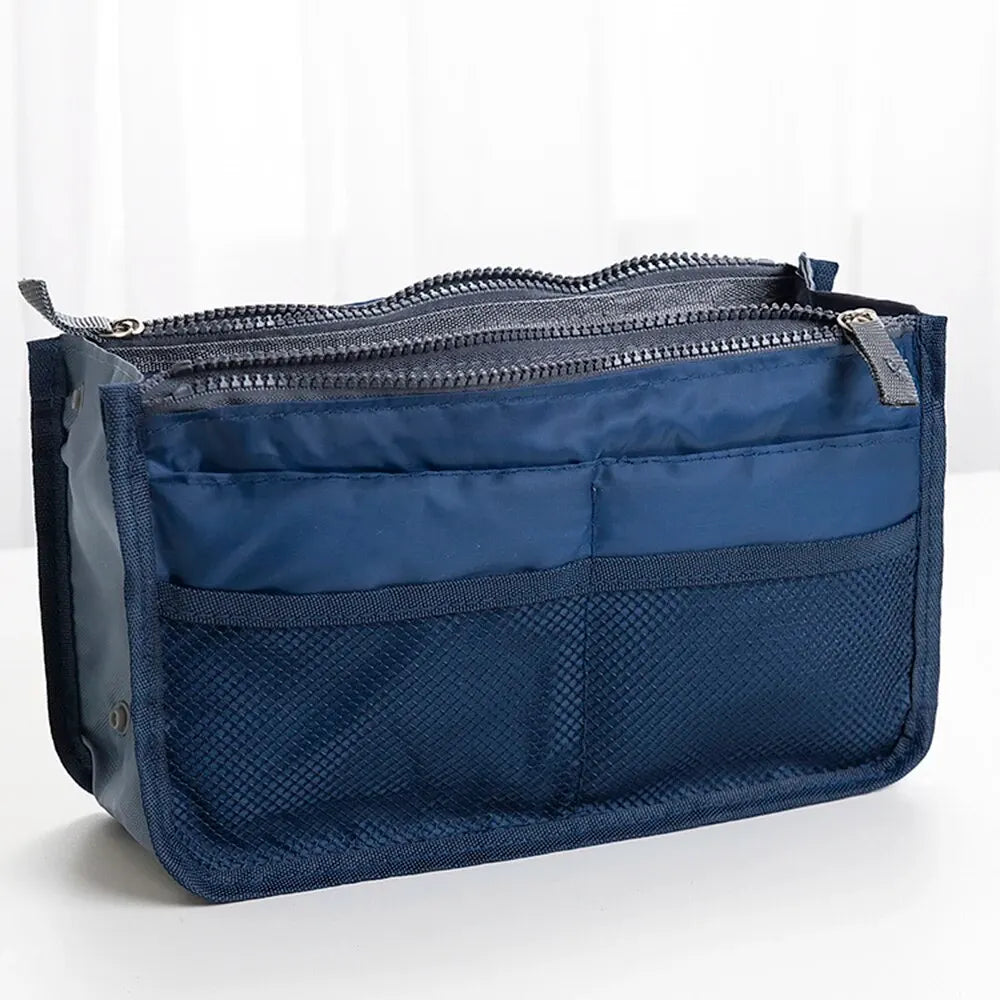 Stay organized anywhere with this spacious, multi-pocket travel bag.