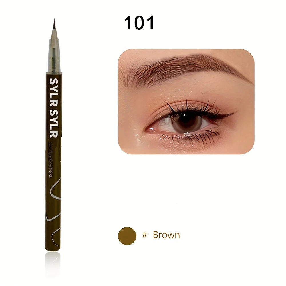 Ultra-fine brow pen – waterproof, precise, long-lasting, natural finish.