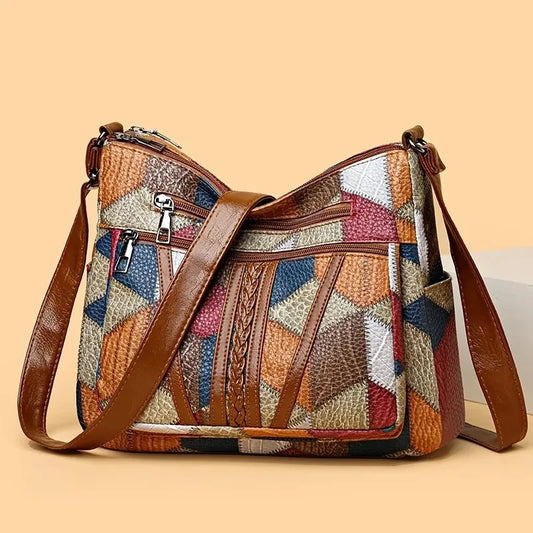 Retro-style handbag for modern women — stylish, spacious, and practical.