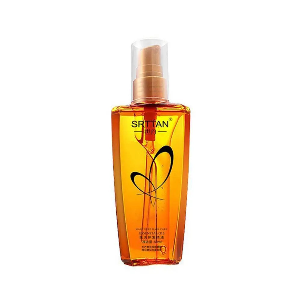 Lightweight argan mist transforms hair—smooth, glossy, hydrated, daily.