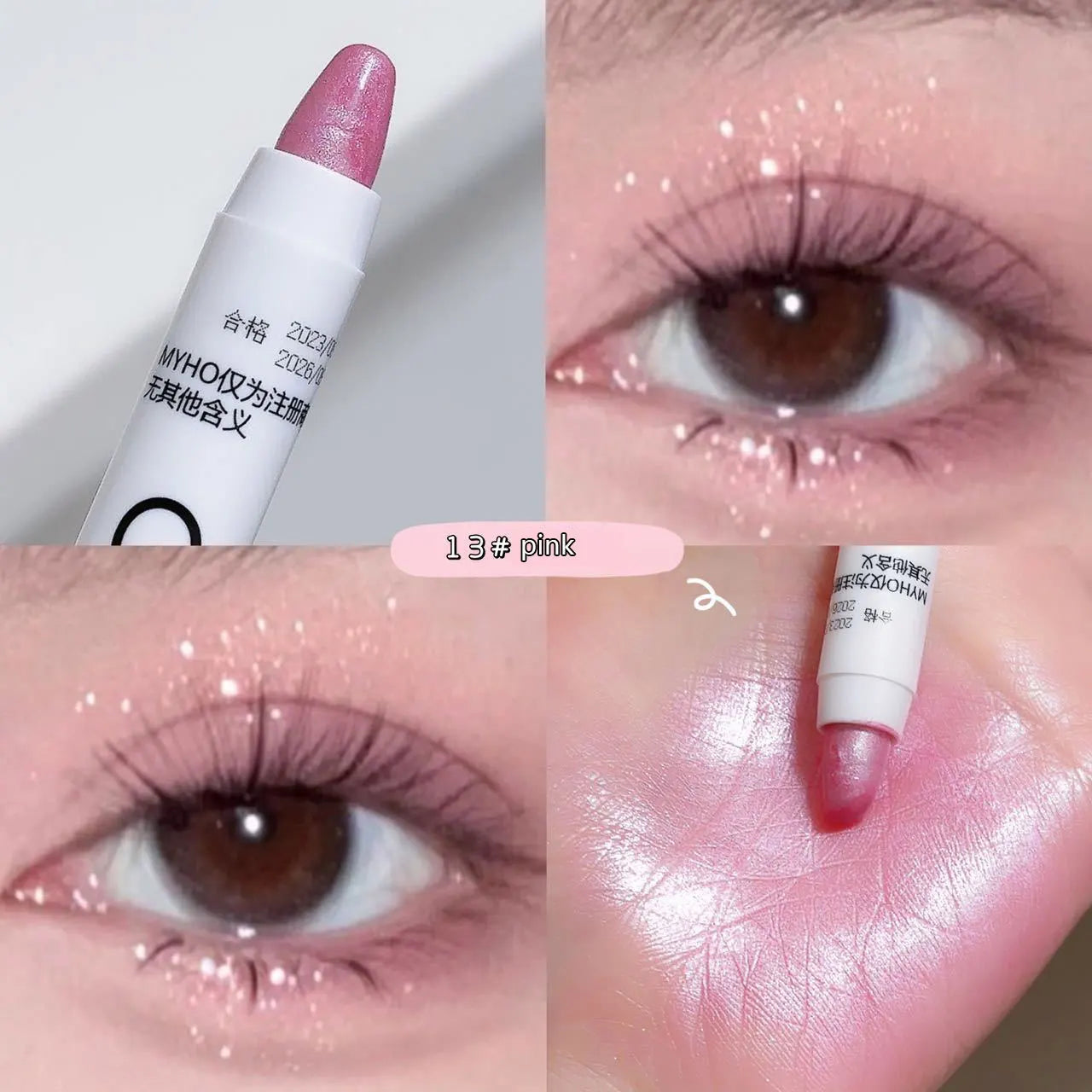 Silkworm eye shadow pen – shimmery glow for bright under-eyes.