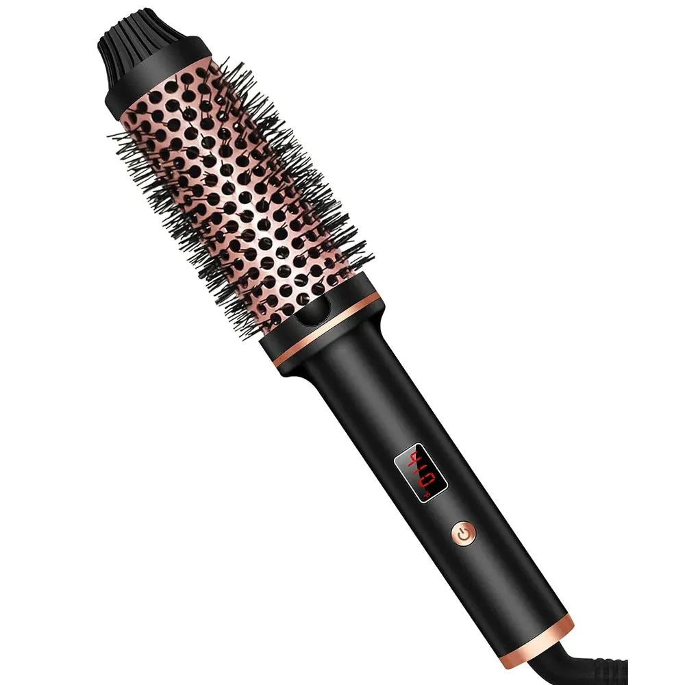 3-in-1 ionic hair styler – straighten, curl, and brush safely.