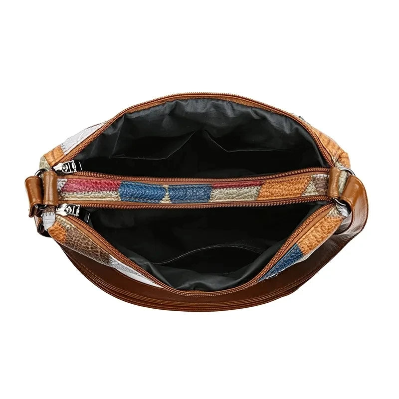 Retro-style handbag for modern women — stylish, spacious, and practical.