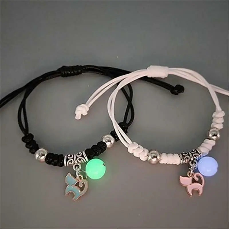 2-piece glowing bracelet set – charming, matching, and made to connect.