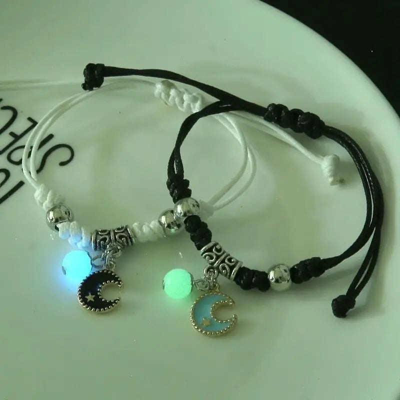 2-piece glowing bracelet set – charming, matching, and made to connect.