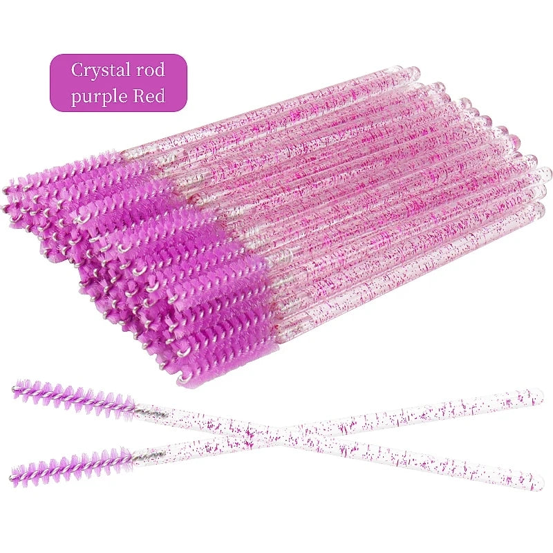 50 glitter mascara wands – disposable, hygienic, precise, and stylish.