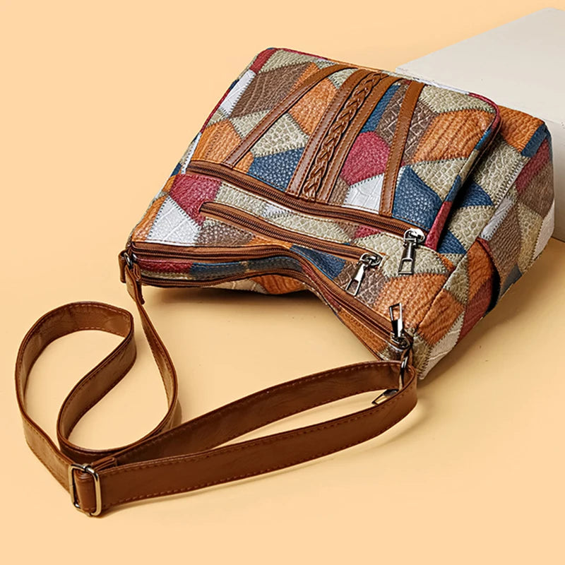 Retro-style handbag for modern women — stylish, spacious, and practical.